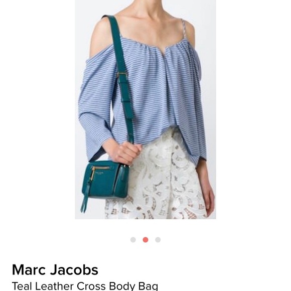 Marc Jacobs Recruit Crossbody Bag teal green - Picture 2 of 8
